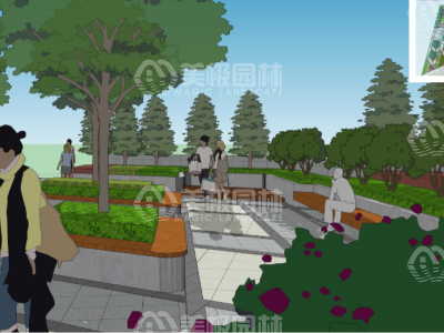 宾阳KJ广场景观方案及垂直绿化