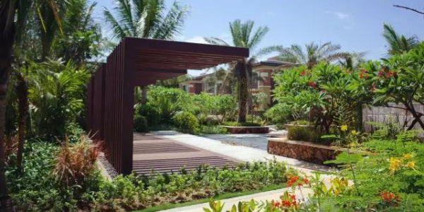 美极园林庭院设计：如何对景观花架进行设计？