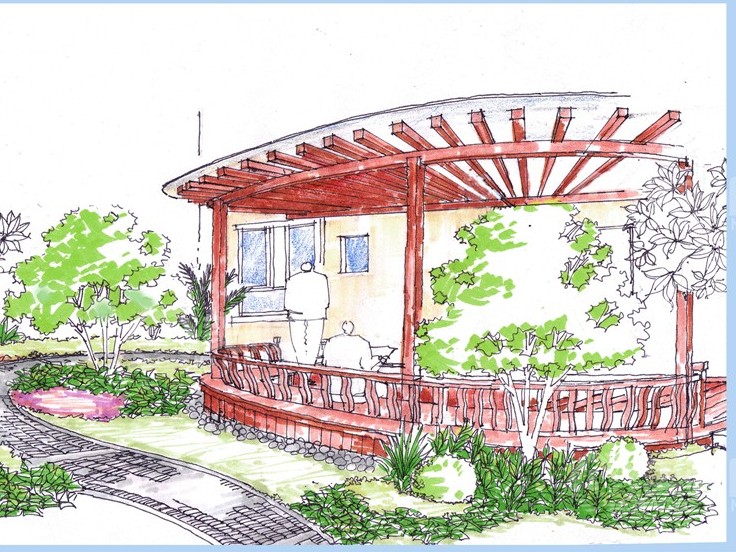 翡翠园独栋别墅庭院景观设计方案
